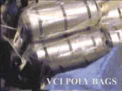 VCI Plastic bags prevent rust and corrosion, click on the picture to view the video.